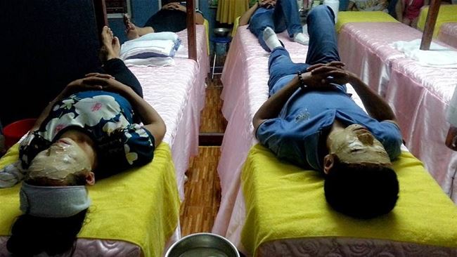 Đắp mặt nạ trị mụn trứng cá tại Tít Mi Đắp mặt nạ trị mụn trứng cá tại Tít Mi