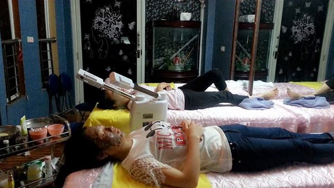 Khách hàng tại spa Tít Mi 3 Khách hàng tại spa Tít Mi 3